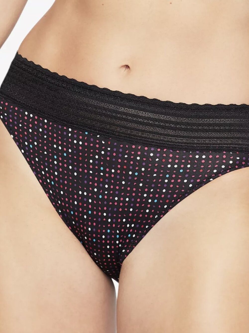 Warners No Pinching No Problems Dig-Free Comfort Waist with Lace Microfiber 5109